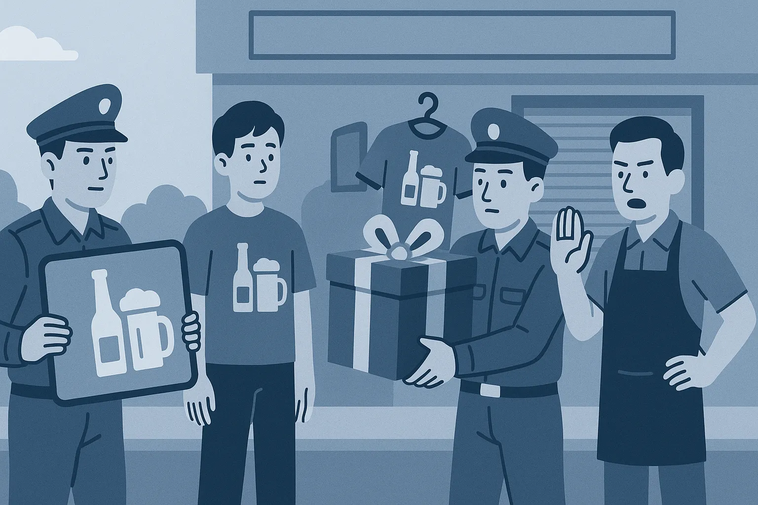 Cấm dùng lao động chưa đủ 18 tuổi quảng cáo rượu bia