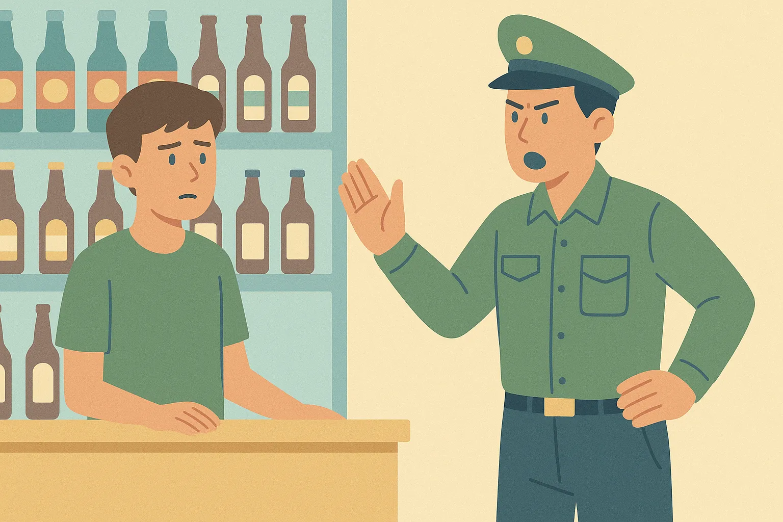 Sử dụng lao động dưới 18 tuổi trực tiếp sản xuất, mua bán rượu bia có vi phạm không?