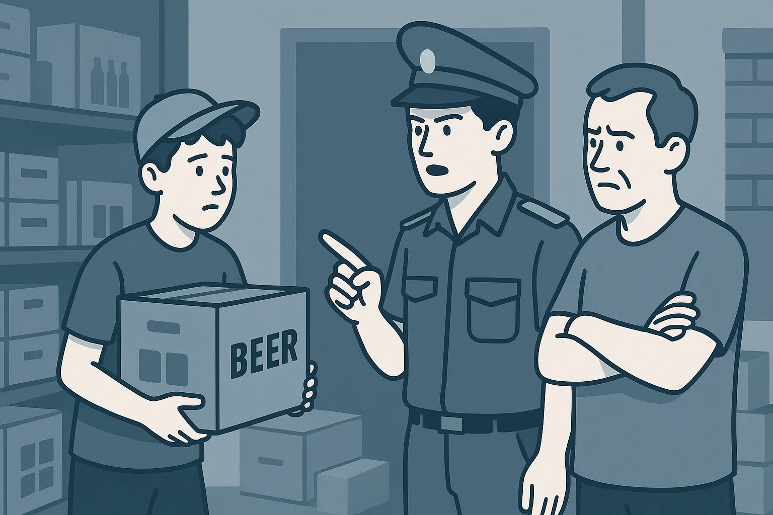 Nếu sử dụng lao động dưới 18 tuổi để sản xuất hoặc bán rượu bia thì bị phạt bao nhiêu?