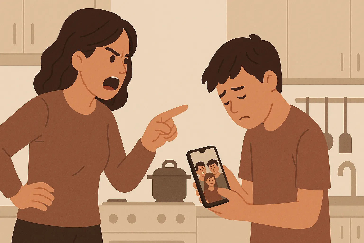 Cha mẹ cấm con không được gặp gỡ bạn bè có bị xử phạt không?