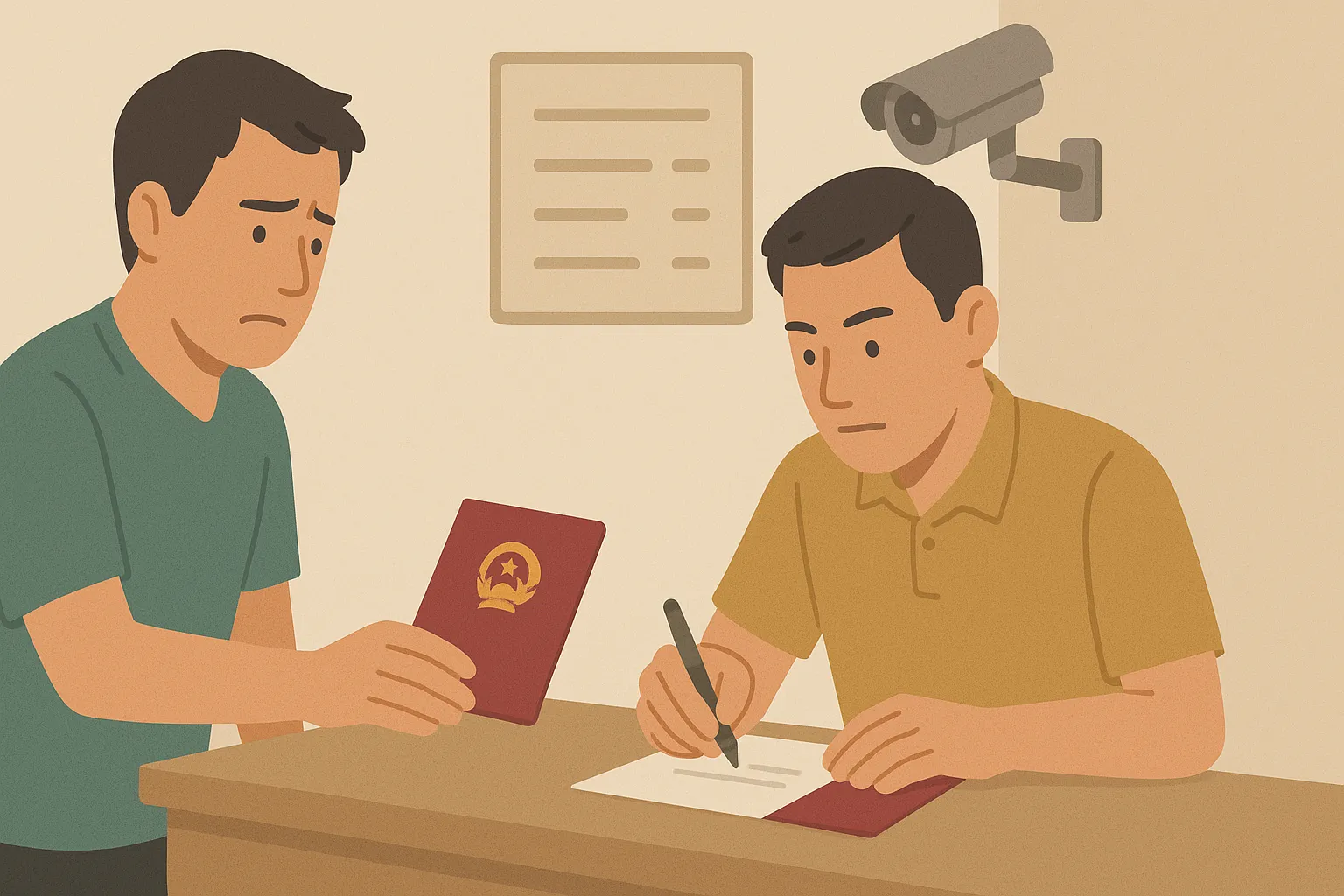 Cầm cố, nhận cầm cố sổ hộ khẩu có bị nghiêm cấm không?