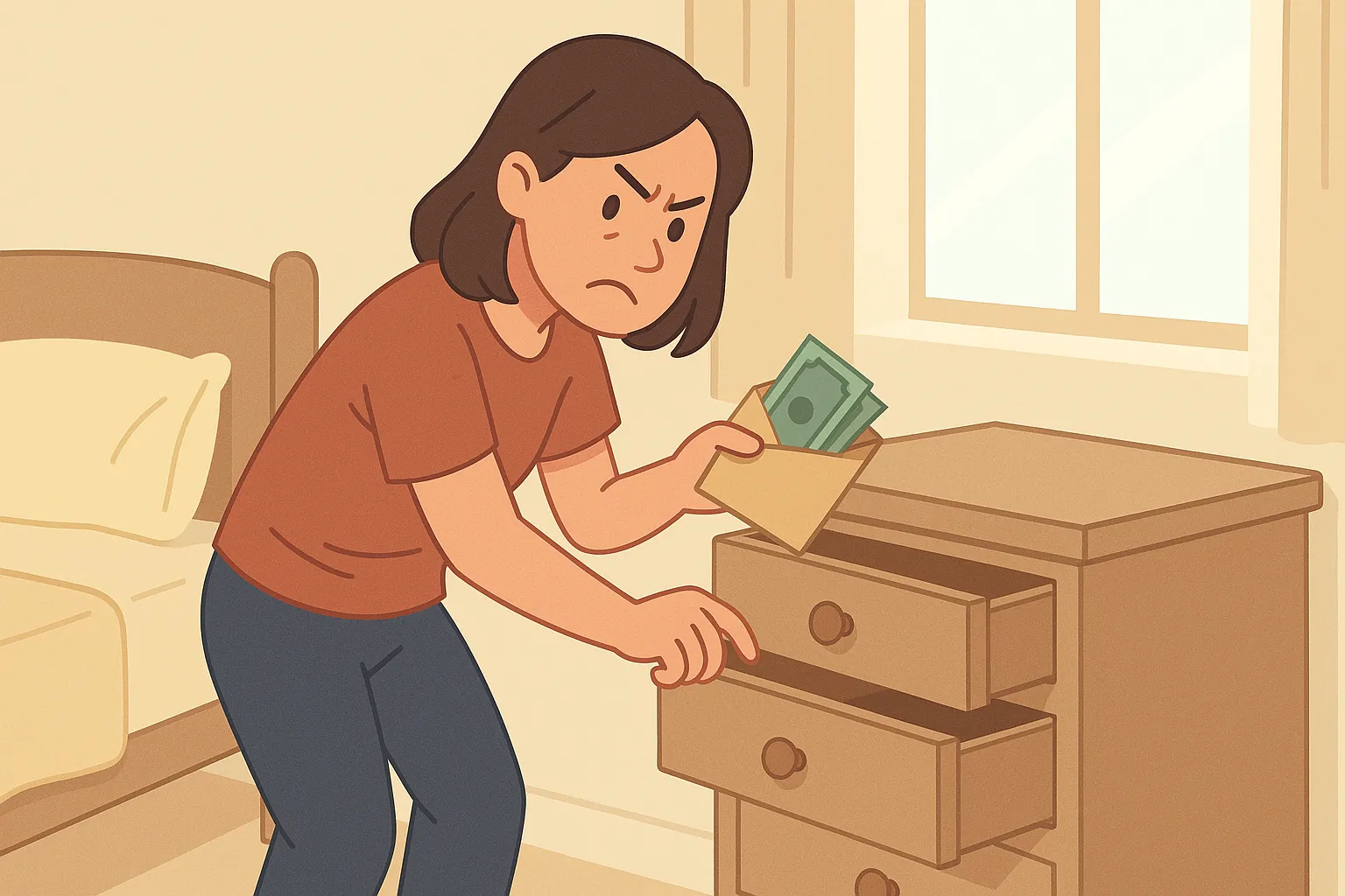 Chiếm đoạt tài sản riêng thành viên gia đình có phải là hành vi bạo lực gia đình không?