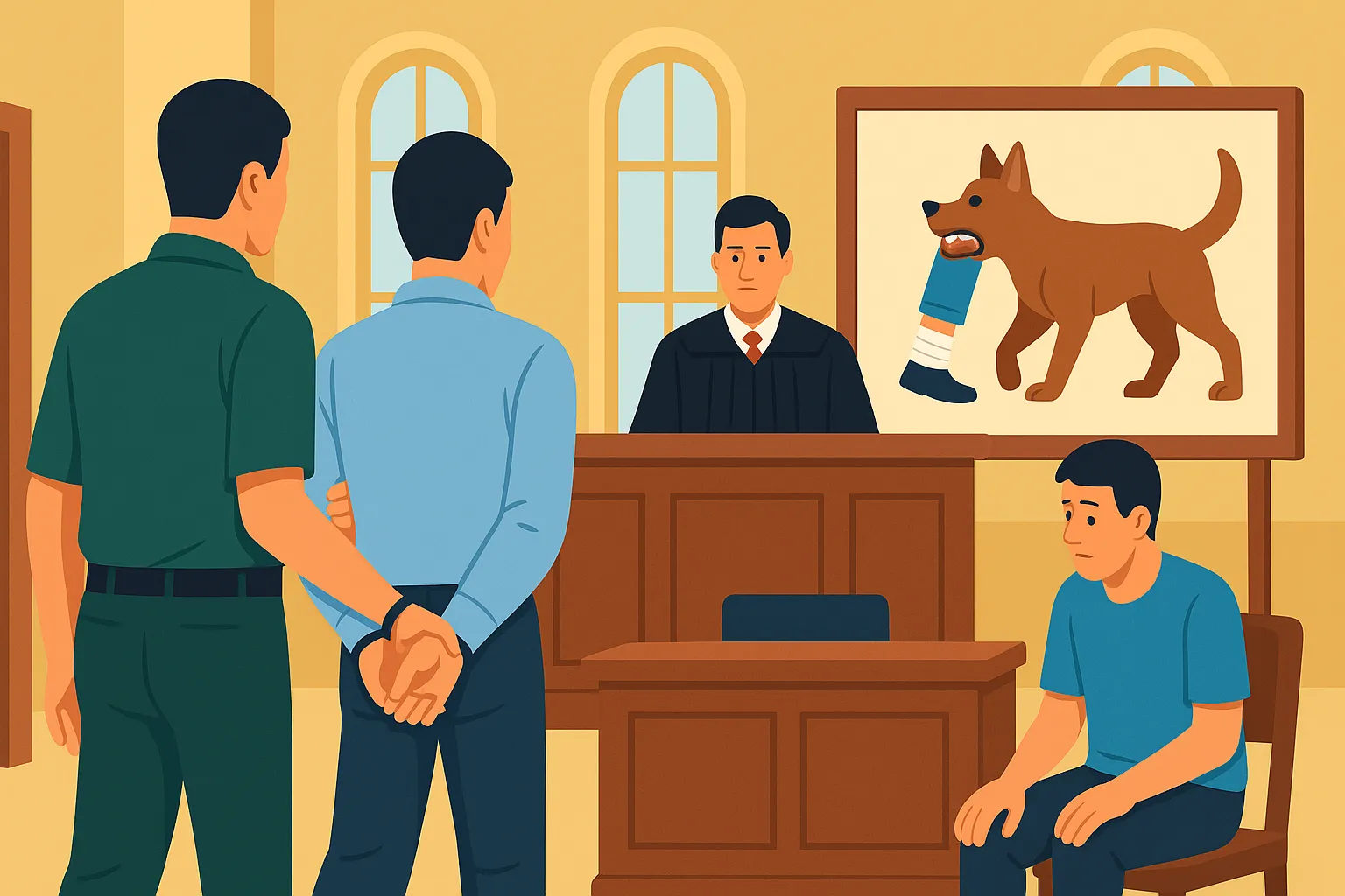 Truy cứu trách nhiệm hình sự vì để chó cắn người