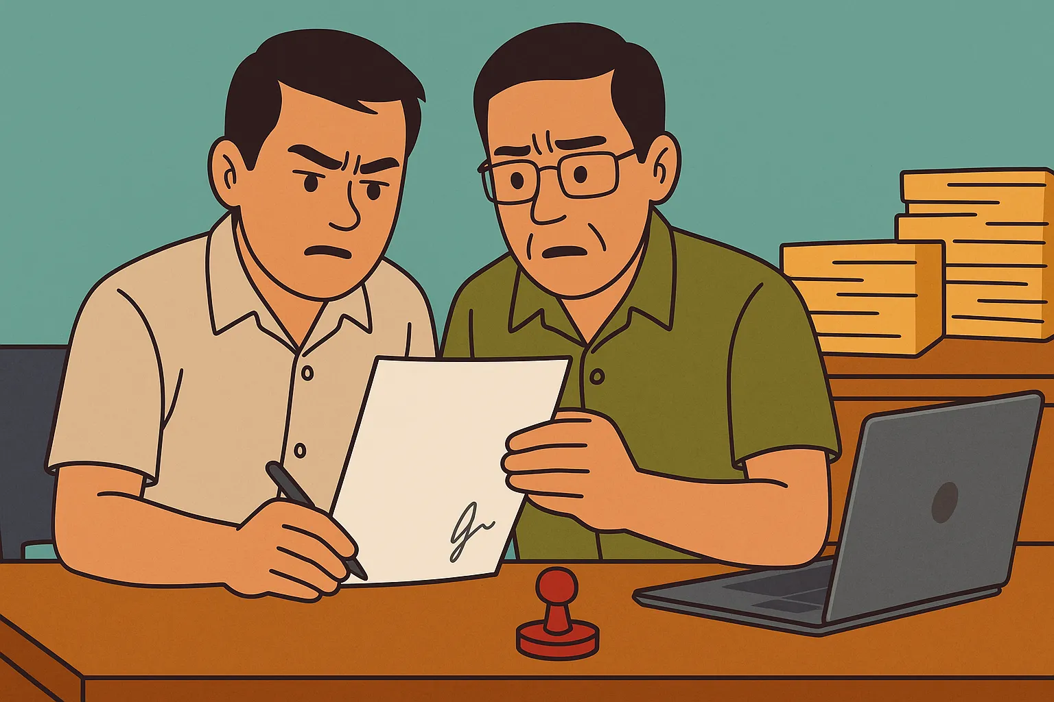 Giả chữ ký người có chức vụ bị xử lý như thế nào?