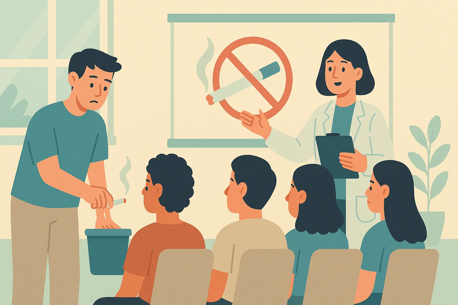 tự nguyện cai thuốc