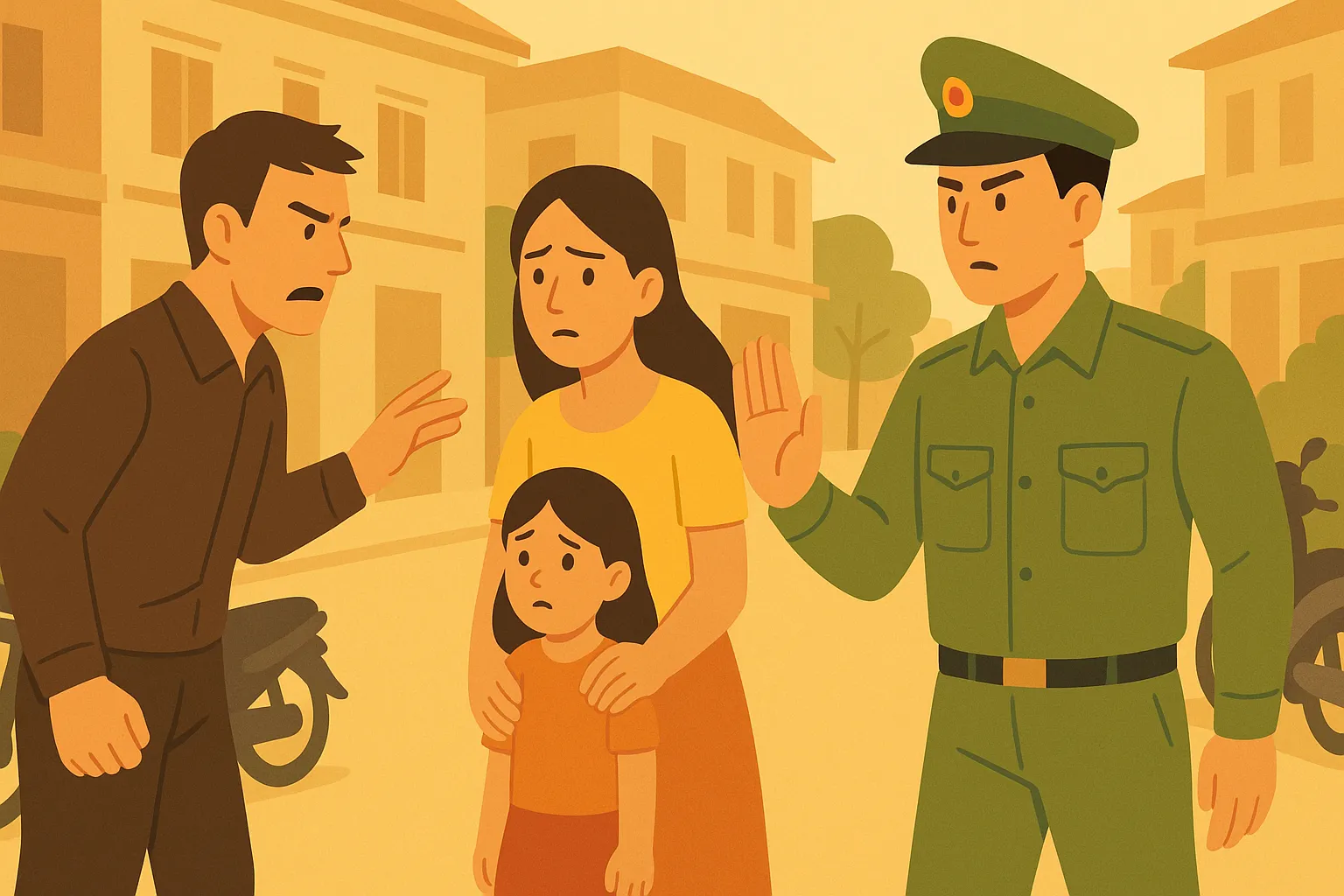 Xử lý hành vi cố ý tiếp xúc