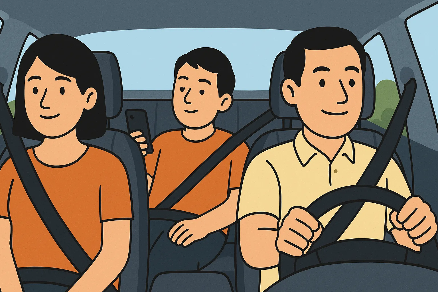 Ai phải thắt dây an toàn khi đi xe ô tô 2025?