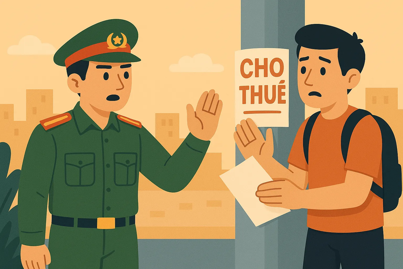 Có được dán quảng cáo, tờ rơi lên cột điện không?