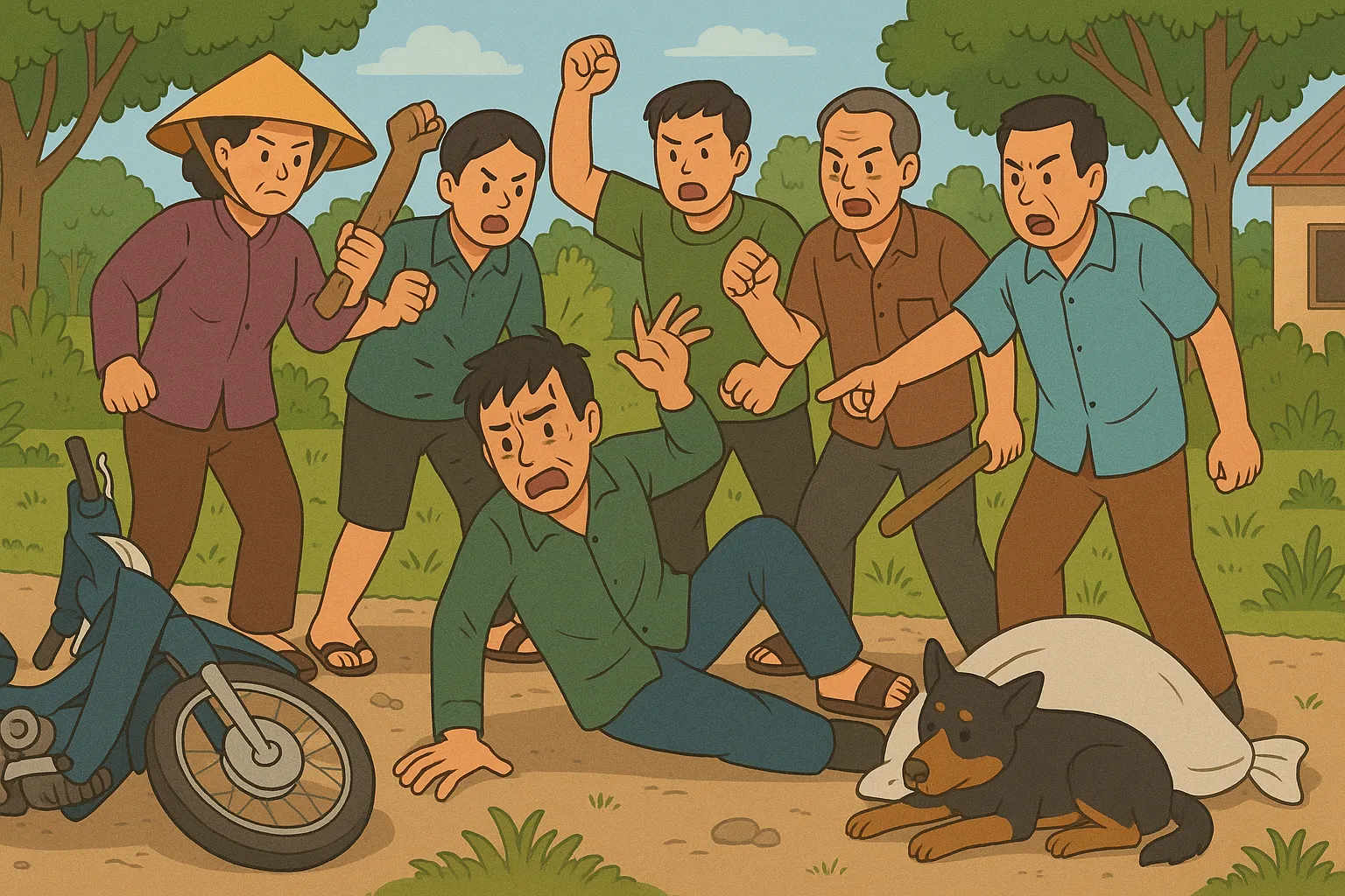 Đánh người trộm chó bị xử lý như thế nào?