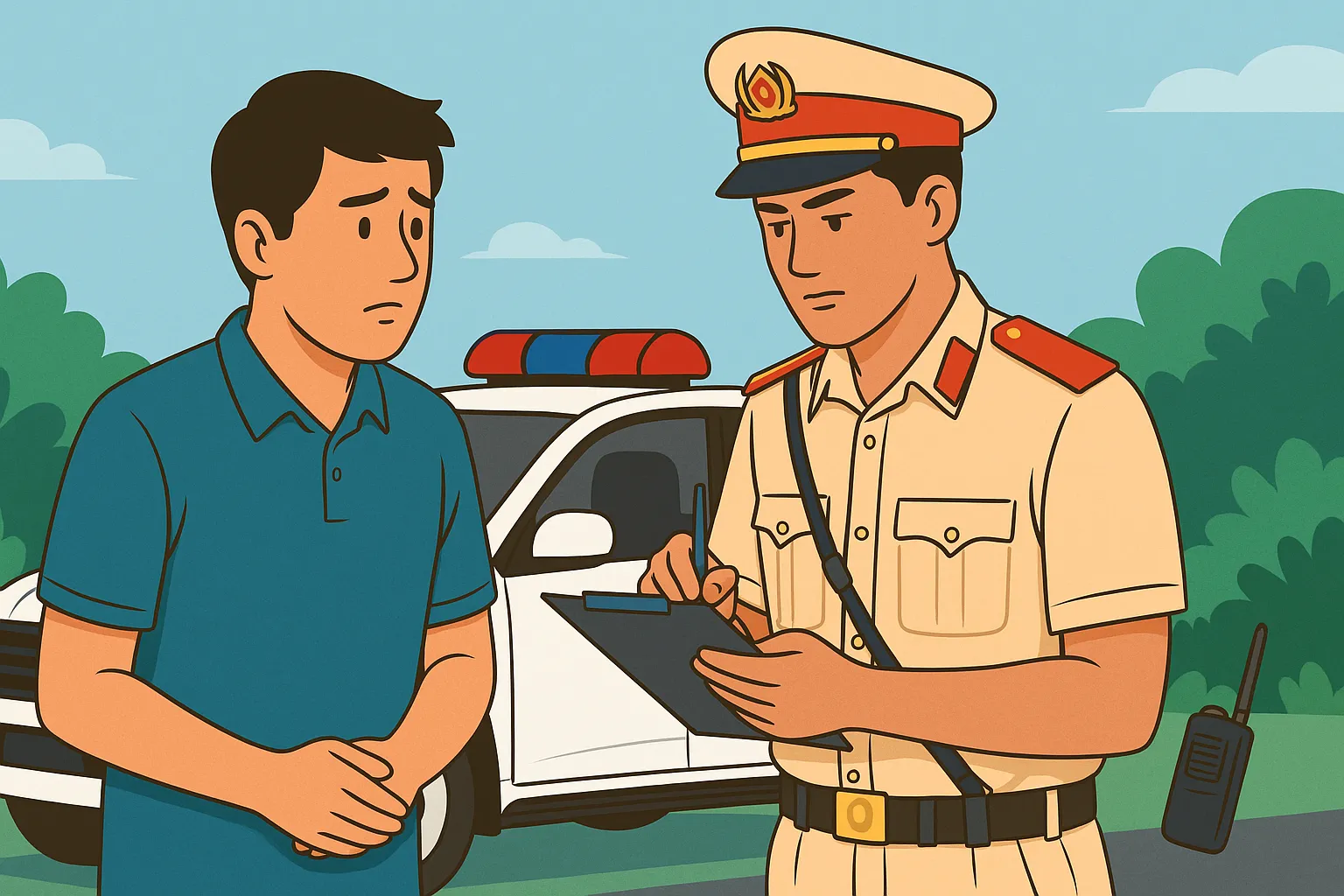 Điểm trên Giấy phép lái xe được quy định như thế nào?
