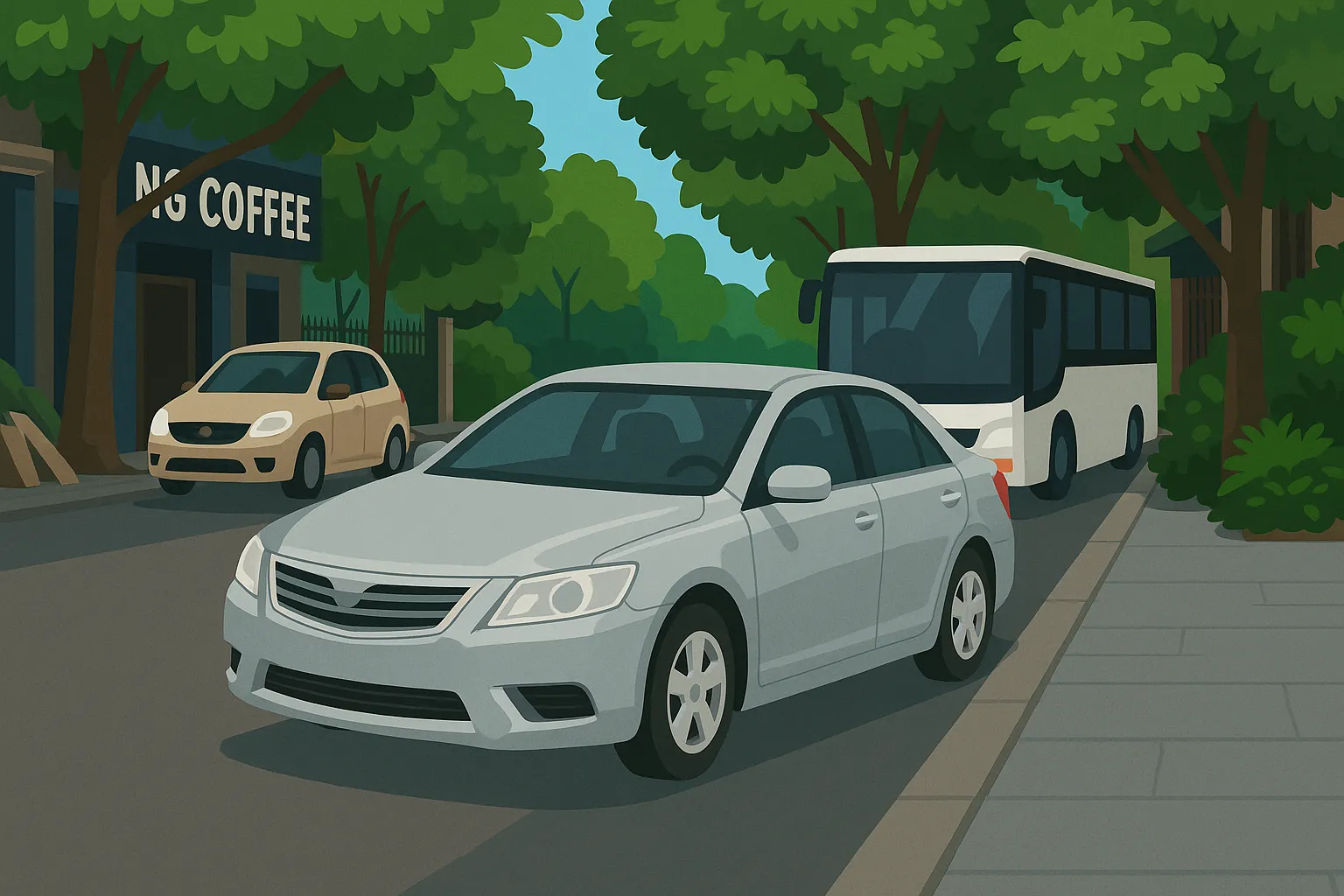 Lỗi đỗ xe ngược chiều của ô tô, xe máy chuyên dùng 2025