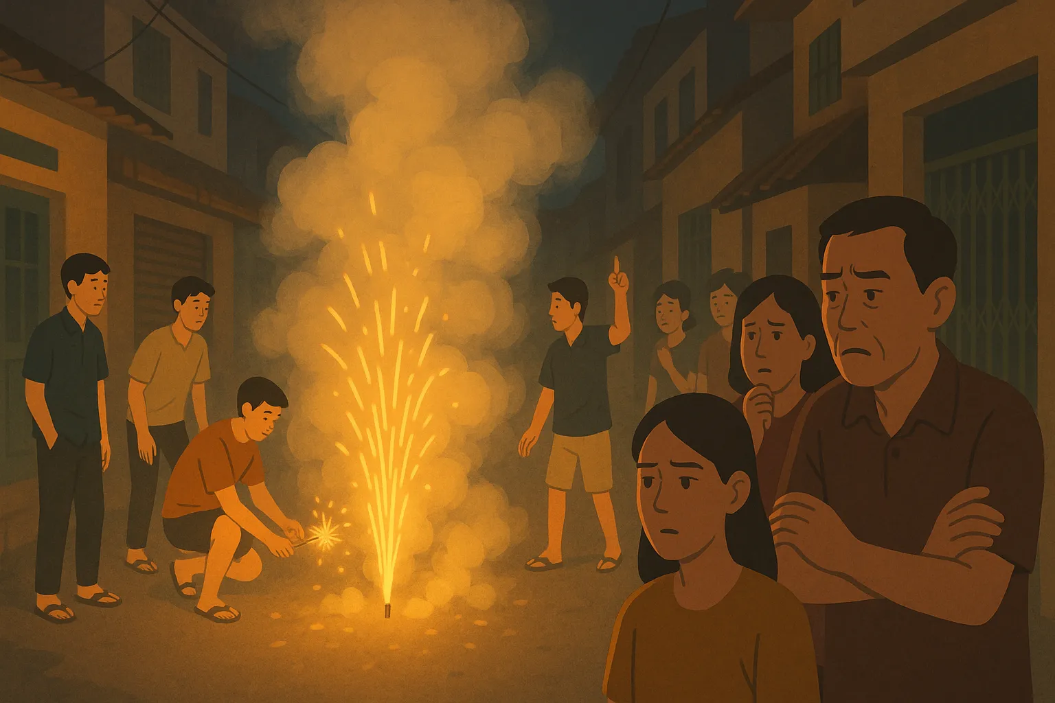 Đốt pháo hoa trái phép bị xử lý ra sao?
