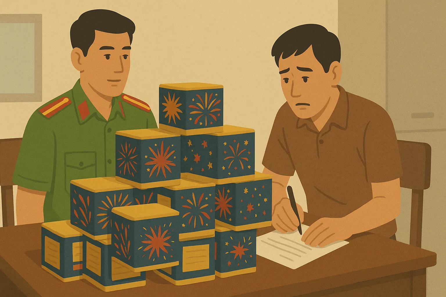 Truy cứu TNHS vì đốt pháo trái phép