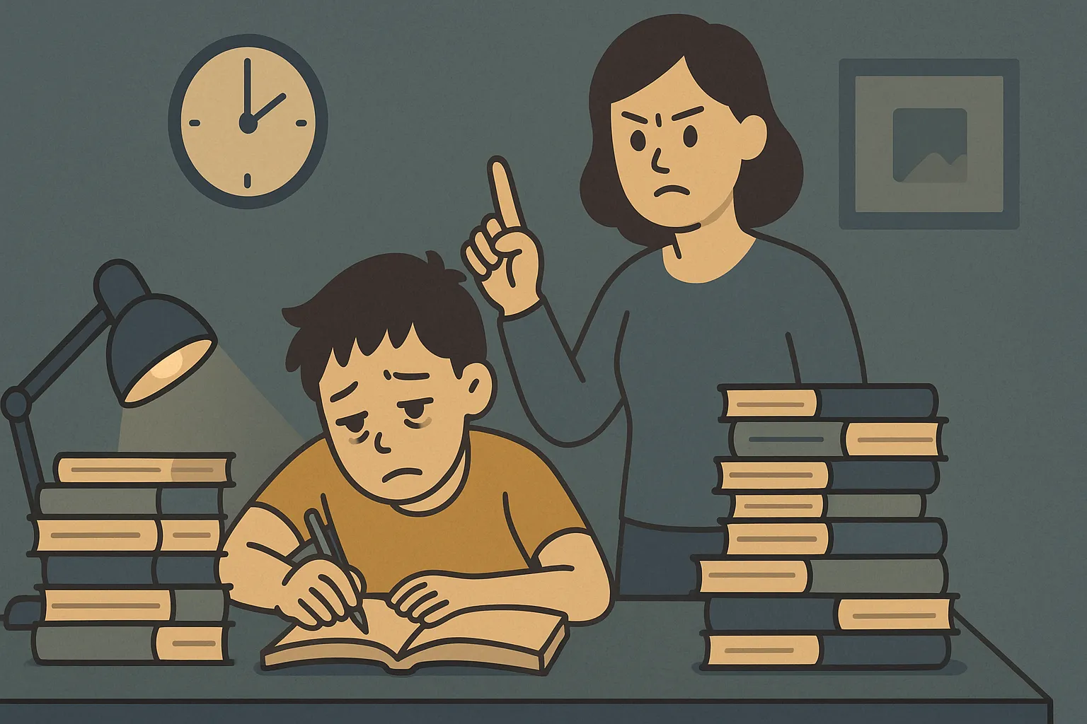 Ép buộc con học tập quá mức có bị xem là bạo lực gia đình hay không?