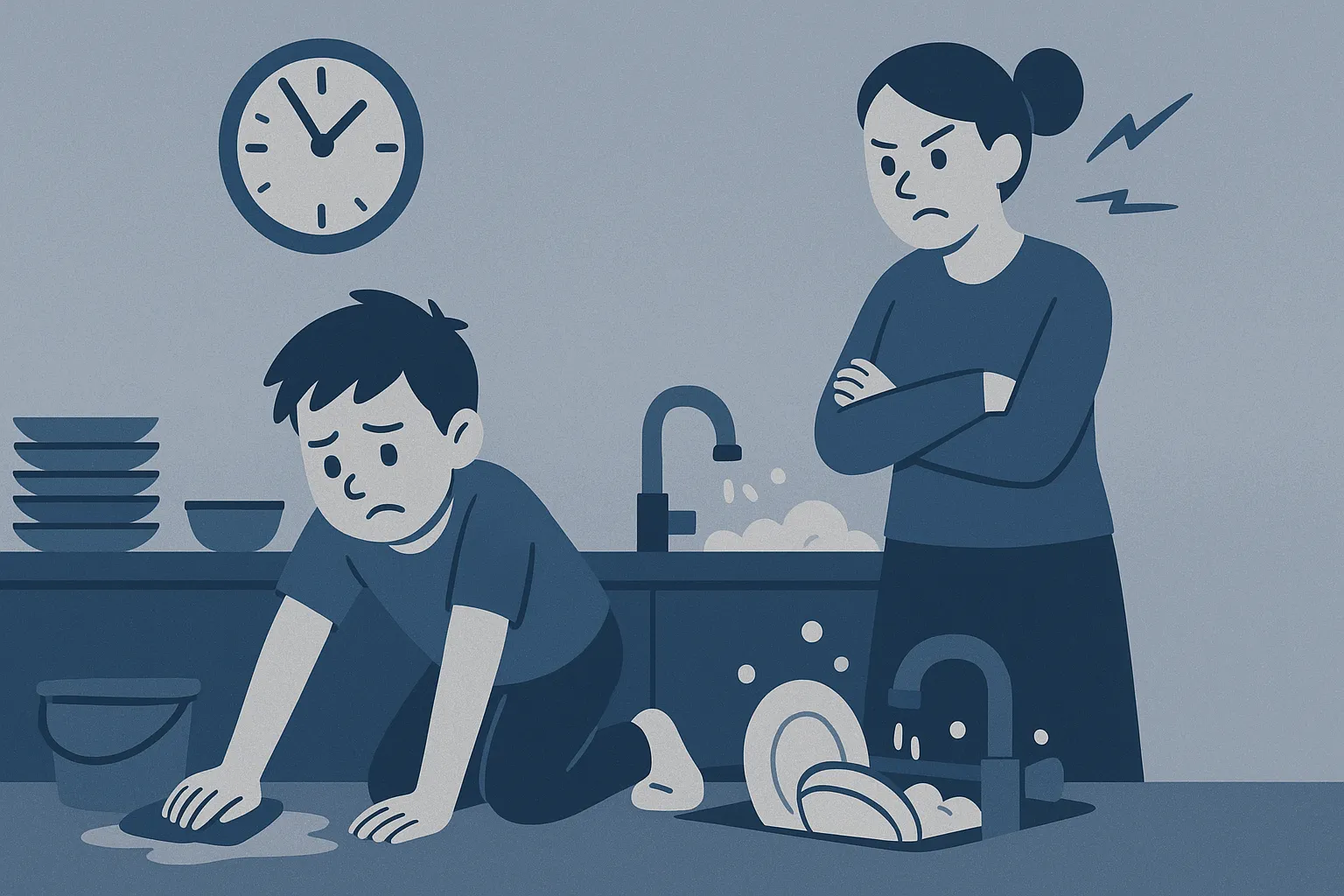 Ép con làm việc quá sức có bị xem là bạo lực gia đình không?