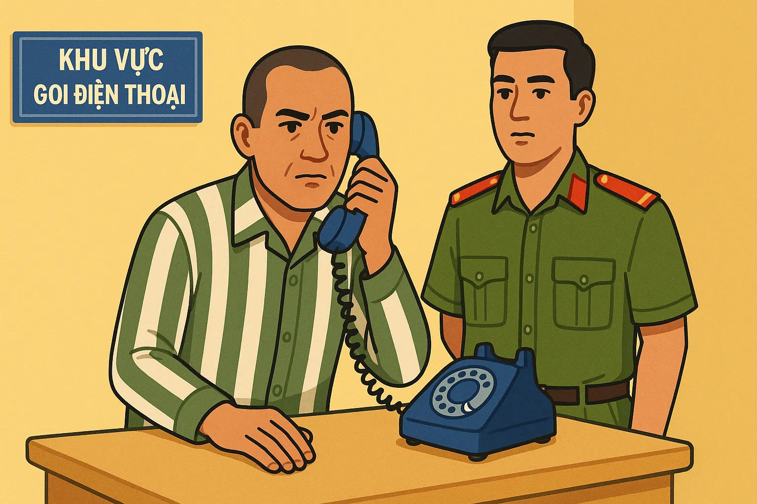 Phạm nhân có được gọi điện thoại cho người thân khi đang chấp hành án