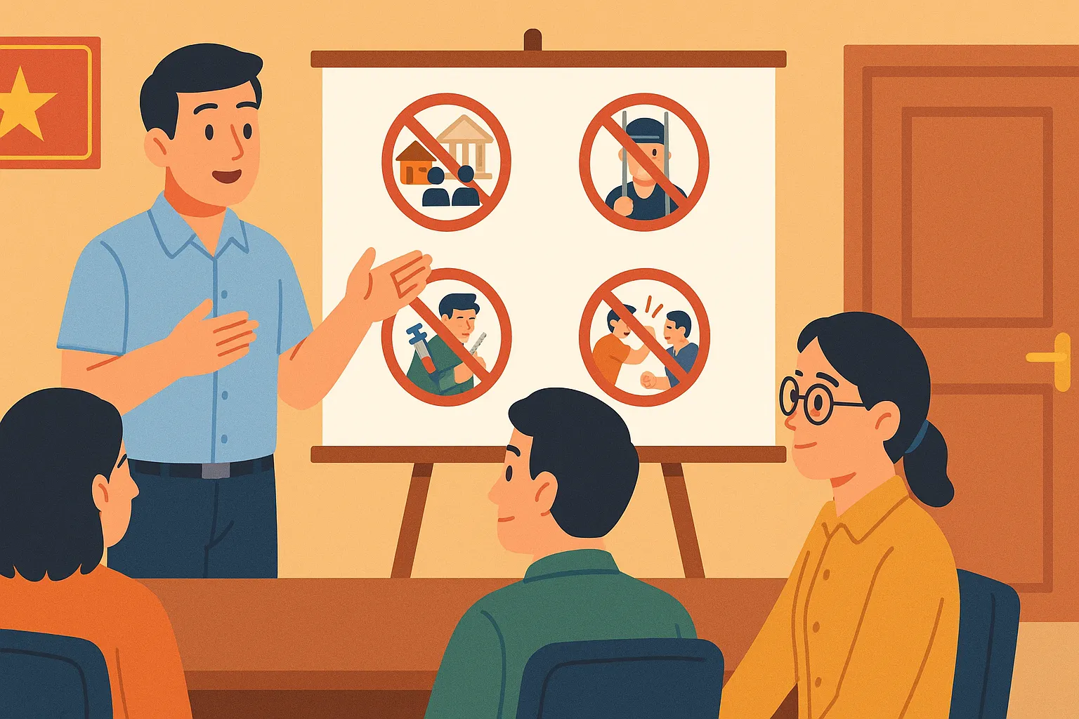 Tuyên truyền về hạn chế quyền tự do cư trú trong trường hợp nào