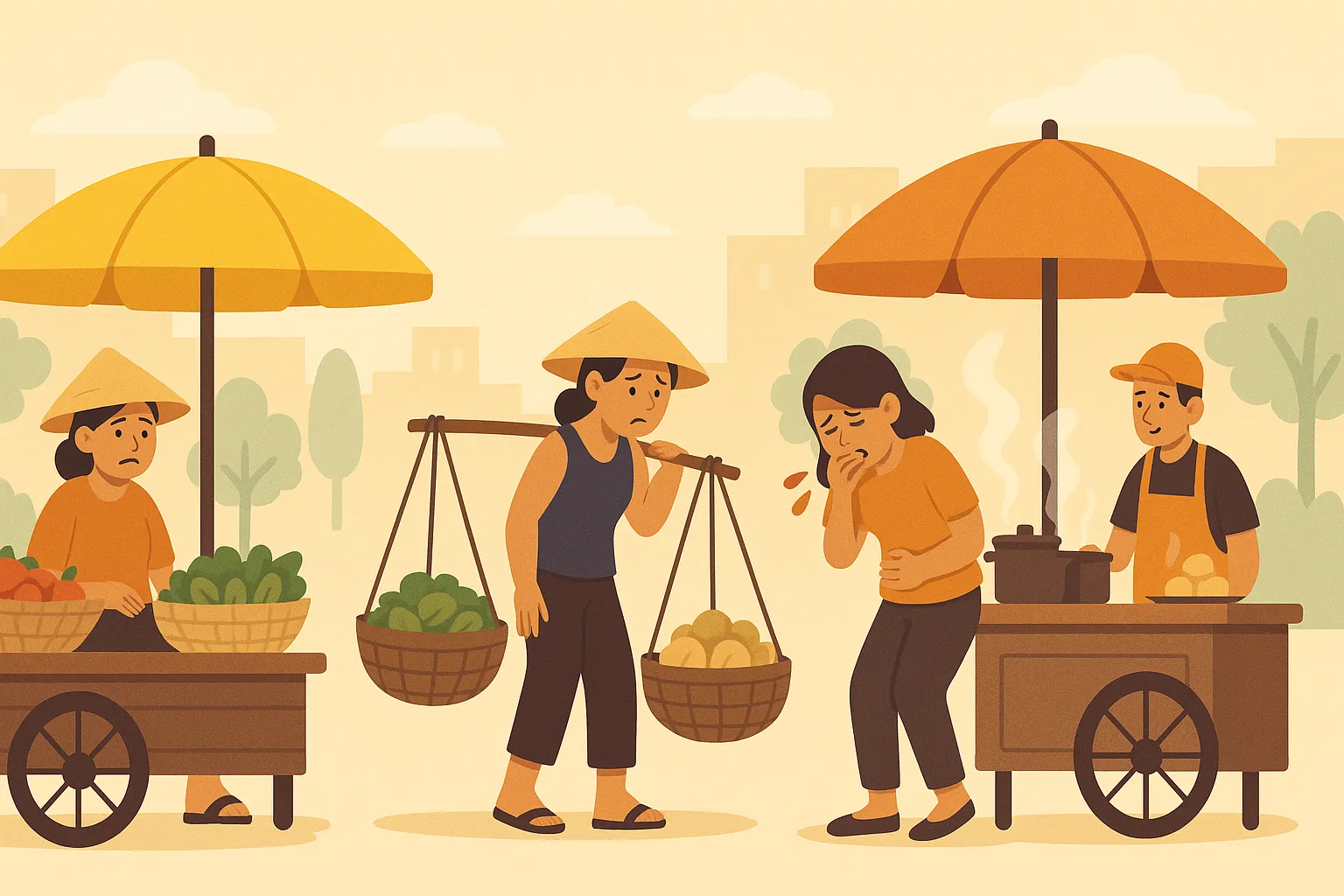 Hàng rong có thuộc nhóm phải xin Giấy phép chứng nhận vệ sinh an toàn thực phẩm không?