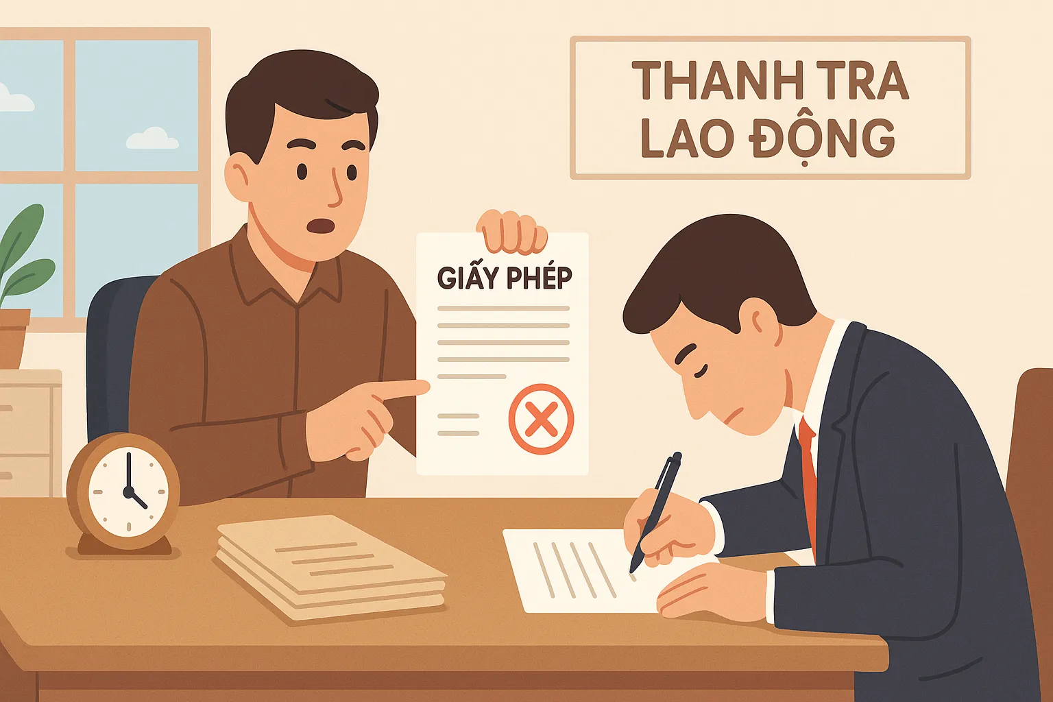 Nếu giấy phép hết hạn nhưng vẫn thực hiện cho thuê lại lao động thì bị phạt bao nhiêu?