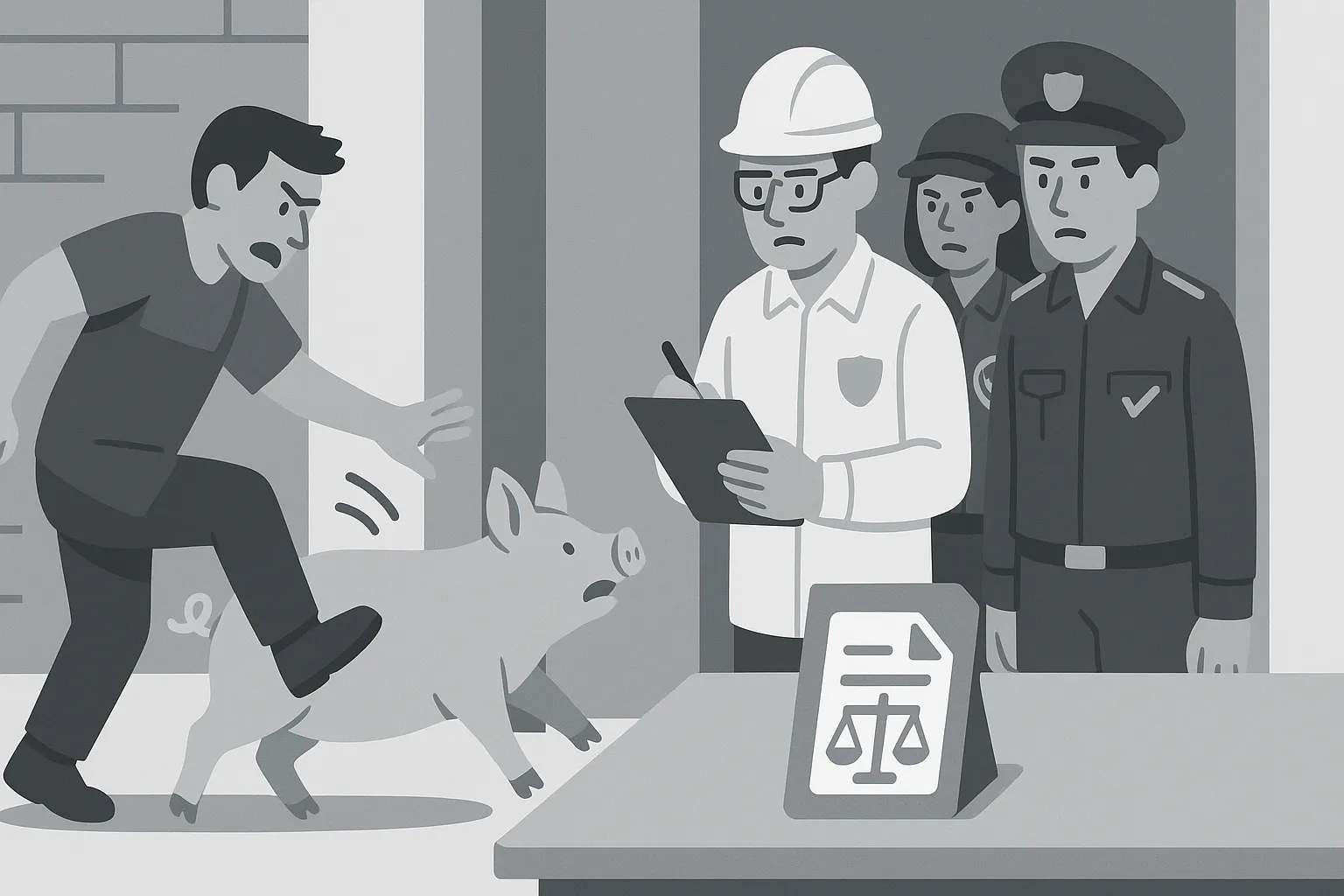 Có được hành hạ vật nuôi trước khi giết mổ không?