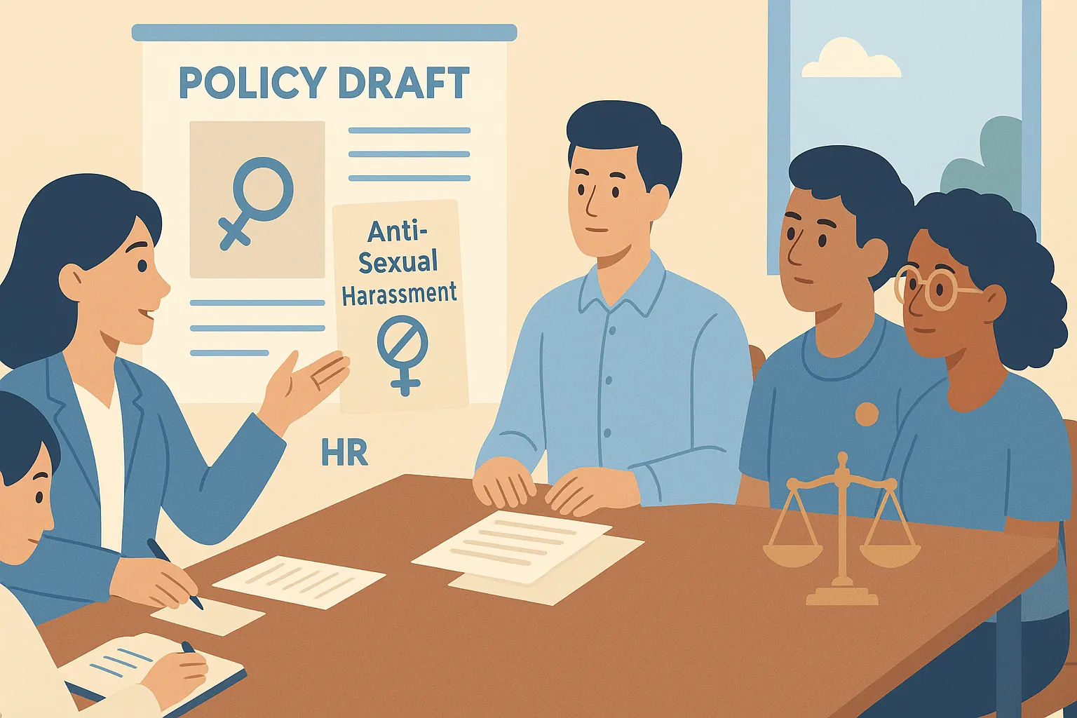 Nội quy có nội dung phòng chống quấy rối tình dục 