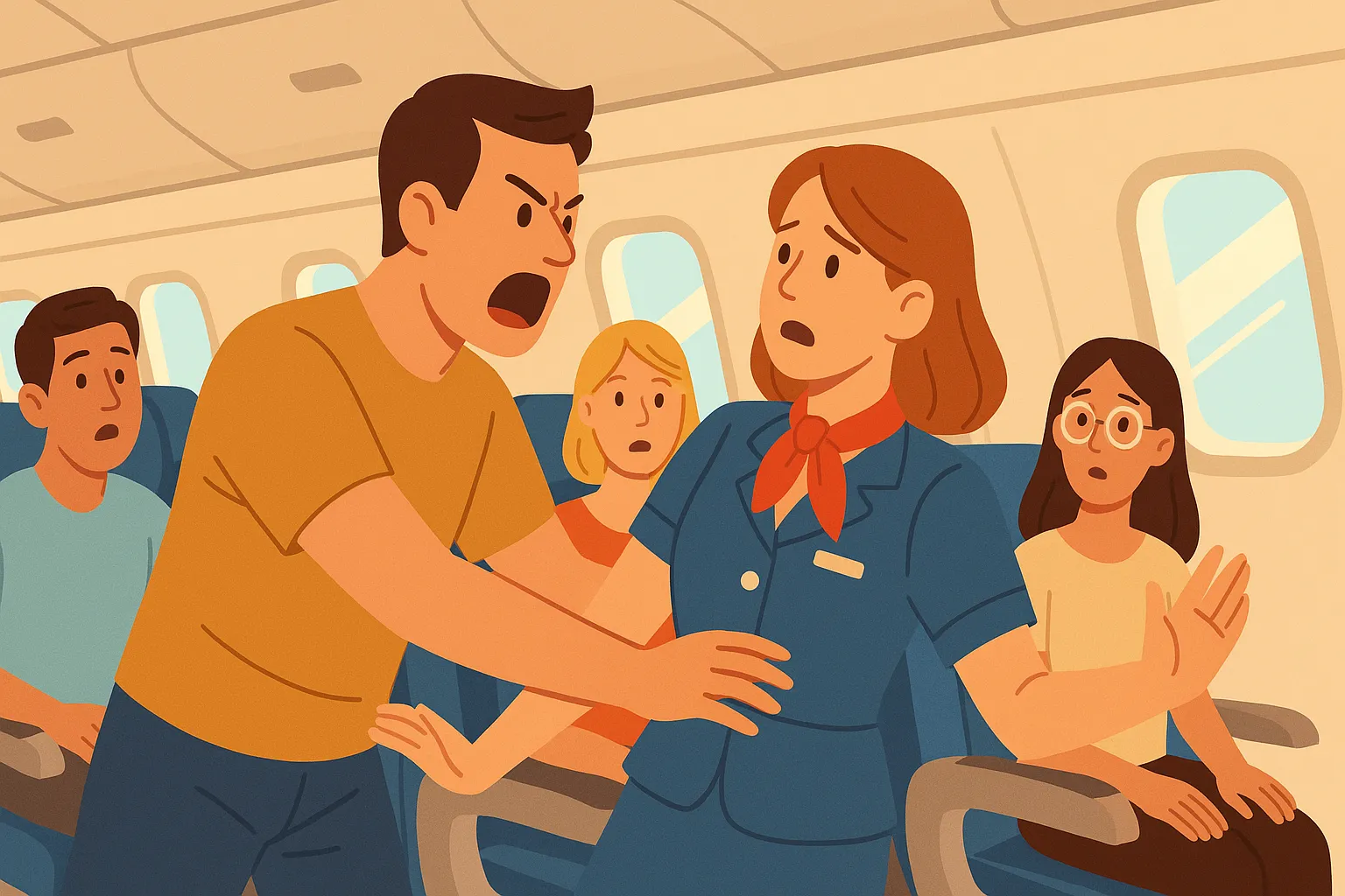 Hành hung tiếp viên hàng không bị xử lý như thế nào?