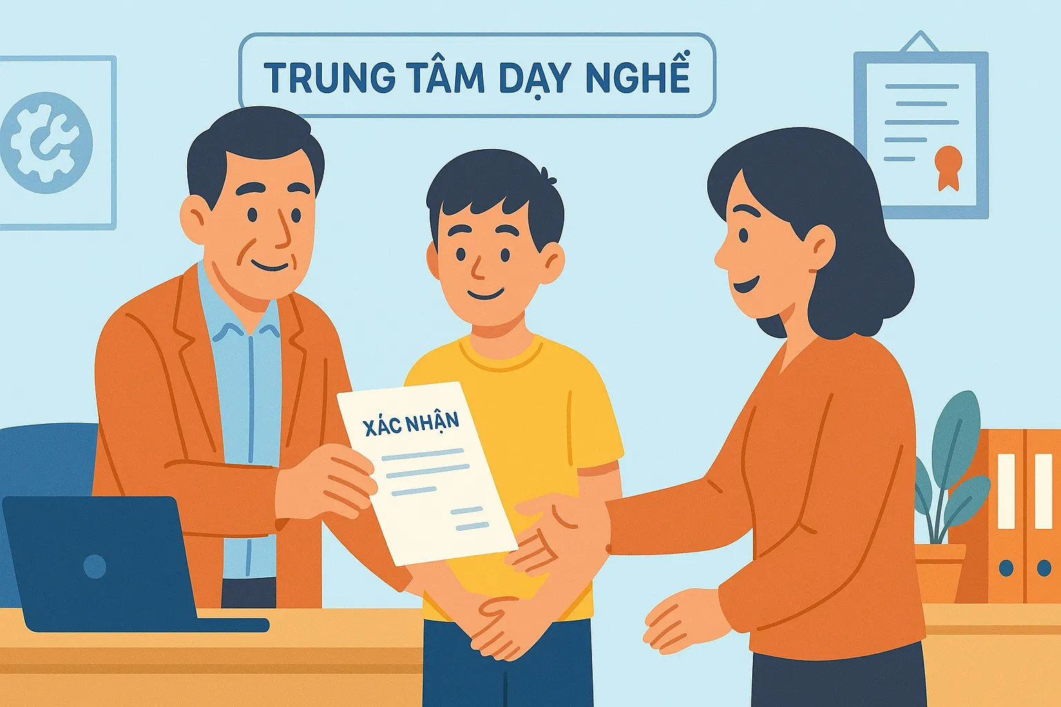 Người từ đủ 18 tuổi học nghề, tập nghề