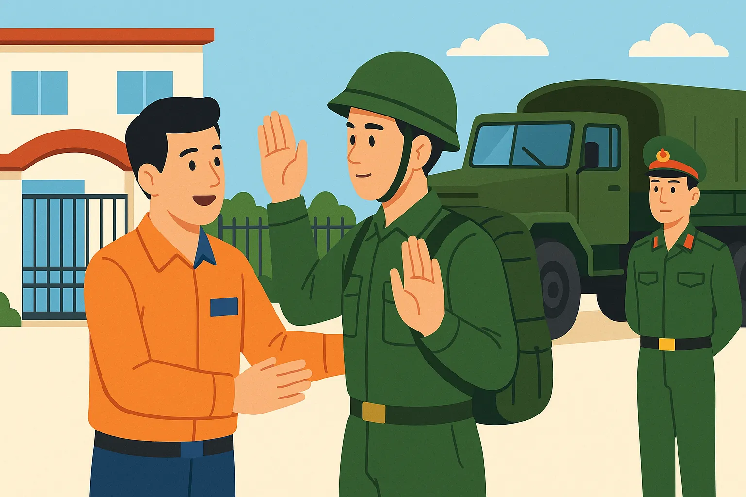 Tạm hoãn hợp đồng do đi nghĩa vụ quân sự