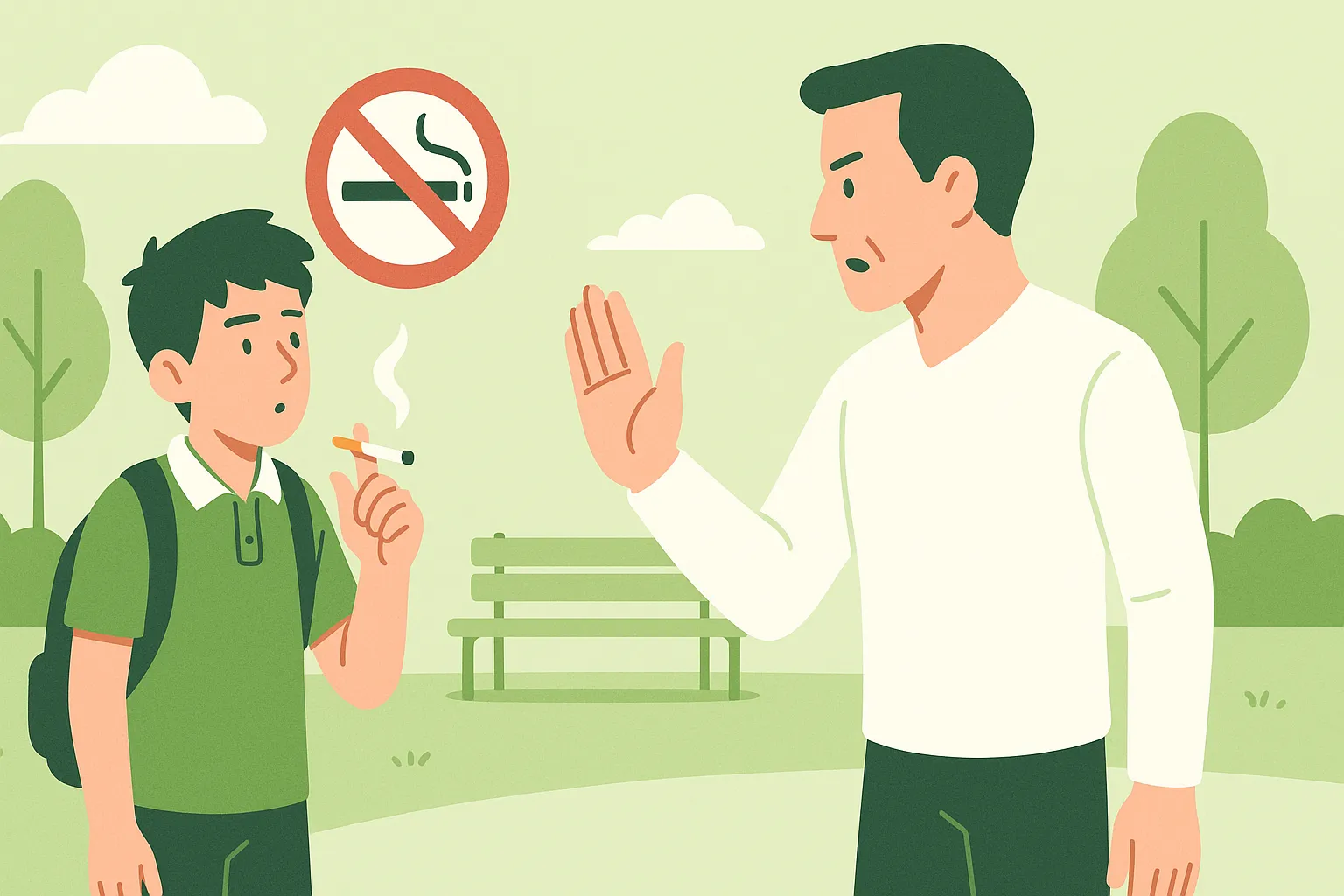 Người dưới 18 tuổi hút thuốc có bị xử phạt hay không?