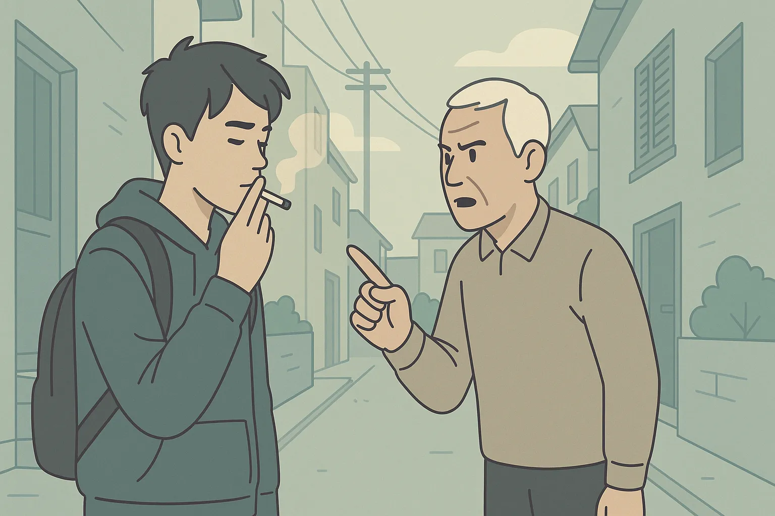 Hút thuốc khi chưa đủ 18 tuổi