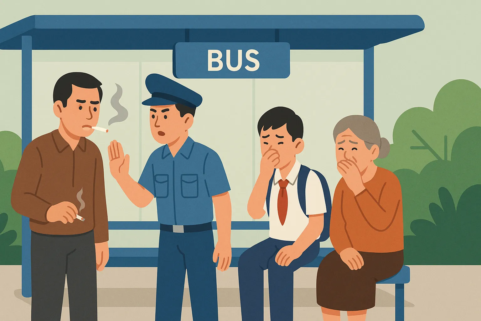 Địa điểm nào bị cấm hút thuốc lá?