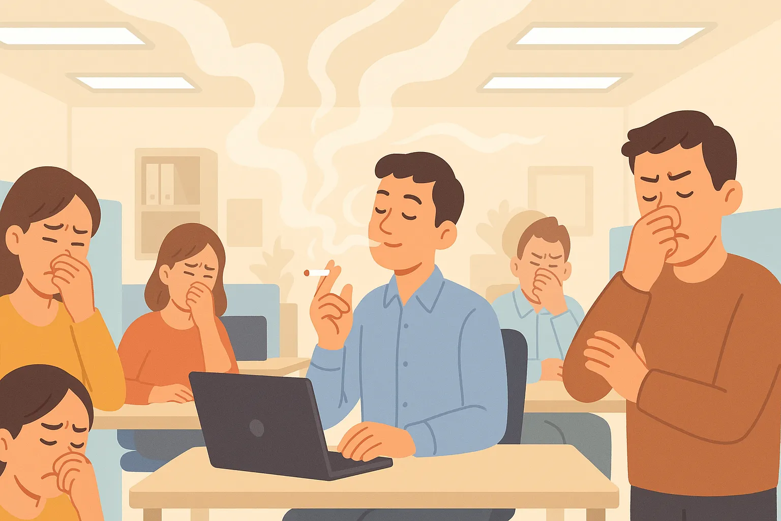 Nơi làm việc có phải là nơi cấm hút thuốc lá không?