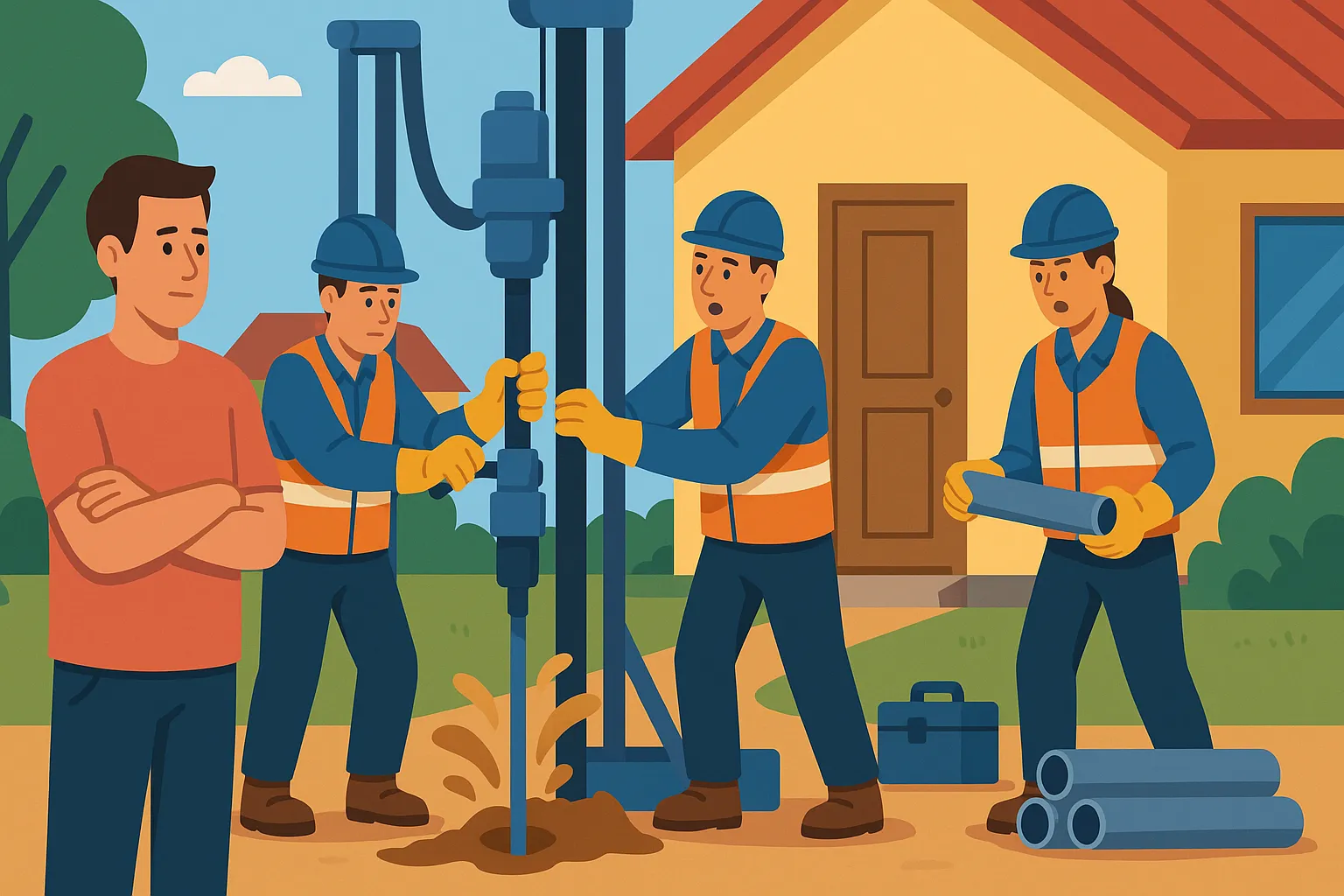 Trường hợp nào khoan giếng không cần xin phép và khi nào thì phải xin phép?