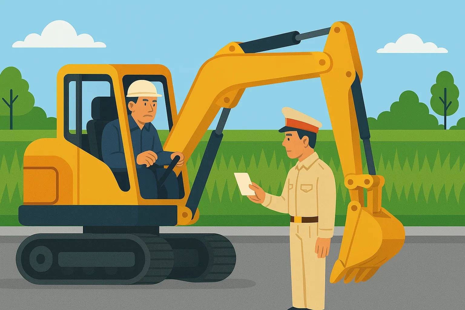 Người điều khiển xe máy chuyên dùng không có chứng chỉ bị phạt bao nhiêu tiền?