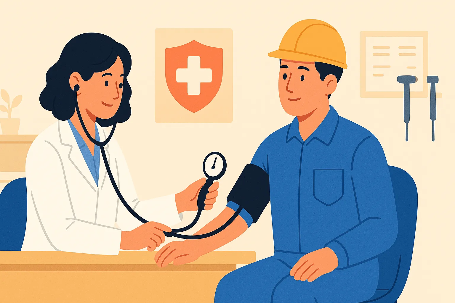 Có bắt buộc phải tổ chức khám sức khỏe định kỳ cho người lao động không?