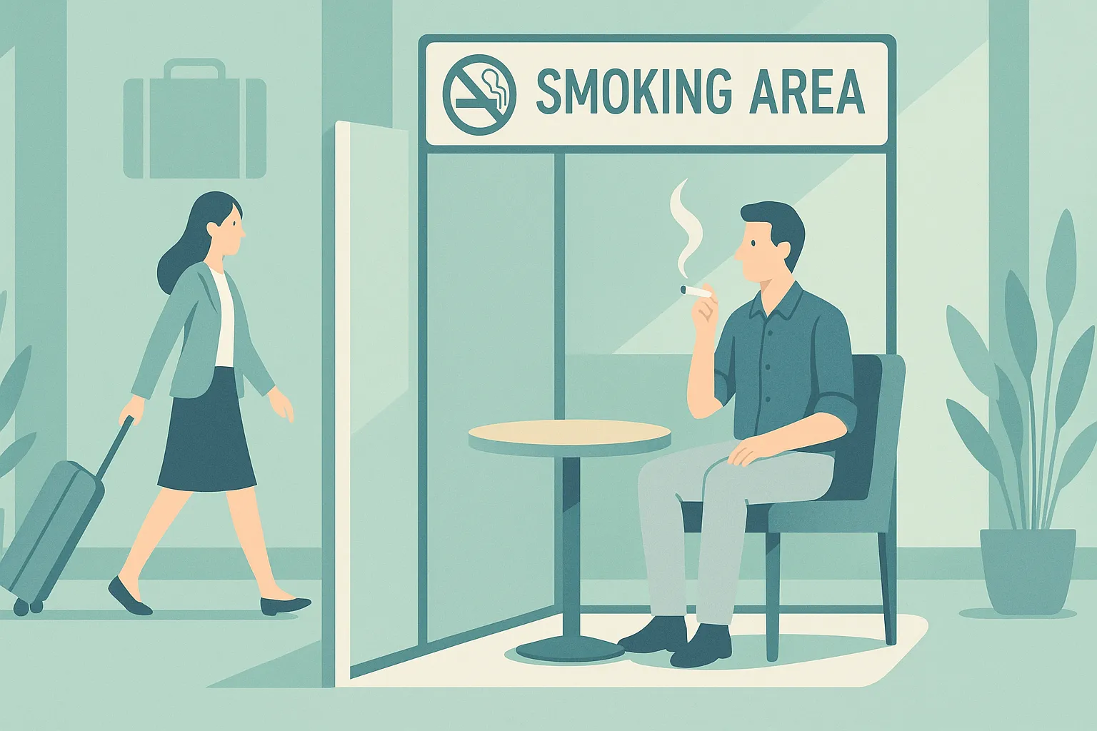 Khu vực hút thuốc riêng