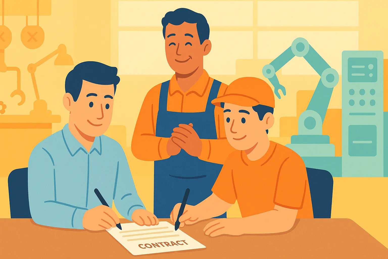 1. Sau thời gian học nghề, doanh nghiệp có bắt buộc ký hợp đồng lao động không?