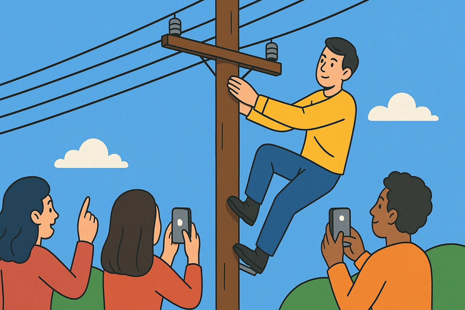 Hành vi leo cột điện có thể bị truy cứu trách nhiệm hình sự không?