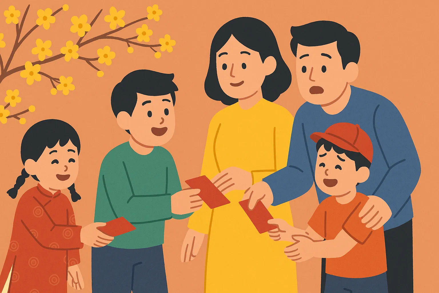 Tiền lì xì có thuộc tài sản riêng của con không?