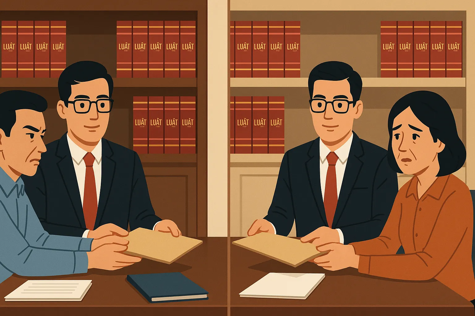 Luật sư có được đồng thời cung cấp dịch vụ pháp lý cho nguyên đơn và bị đơn trong vụ án dân sự không?