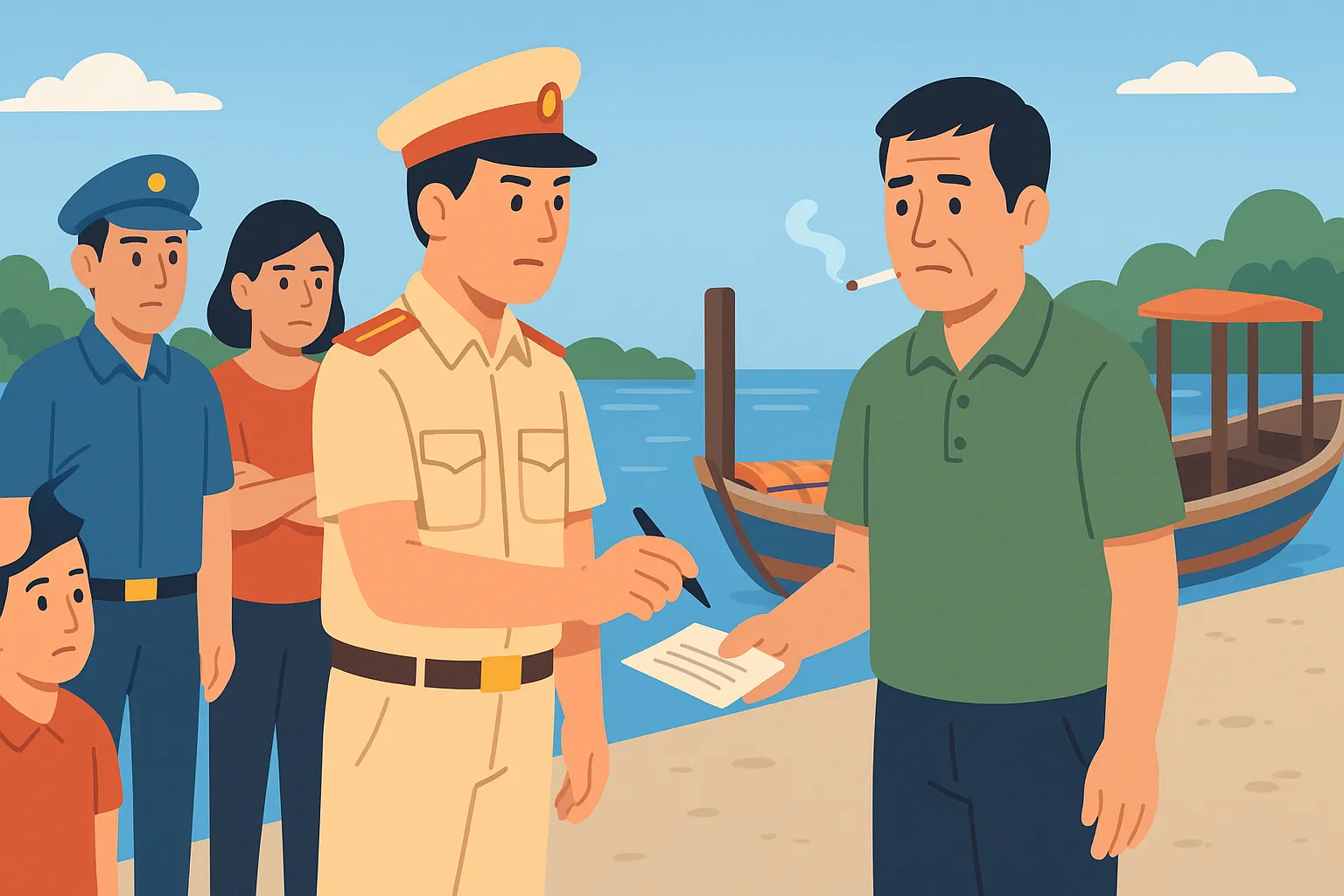 Hành khách không mặc áo phao khi đi đò, đi phà có bị xử phạt không?