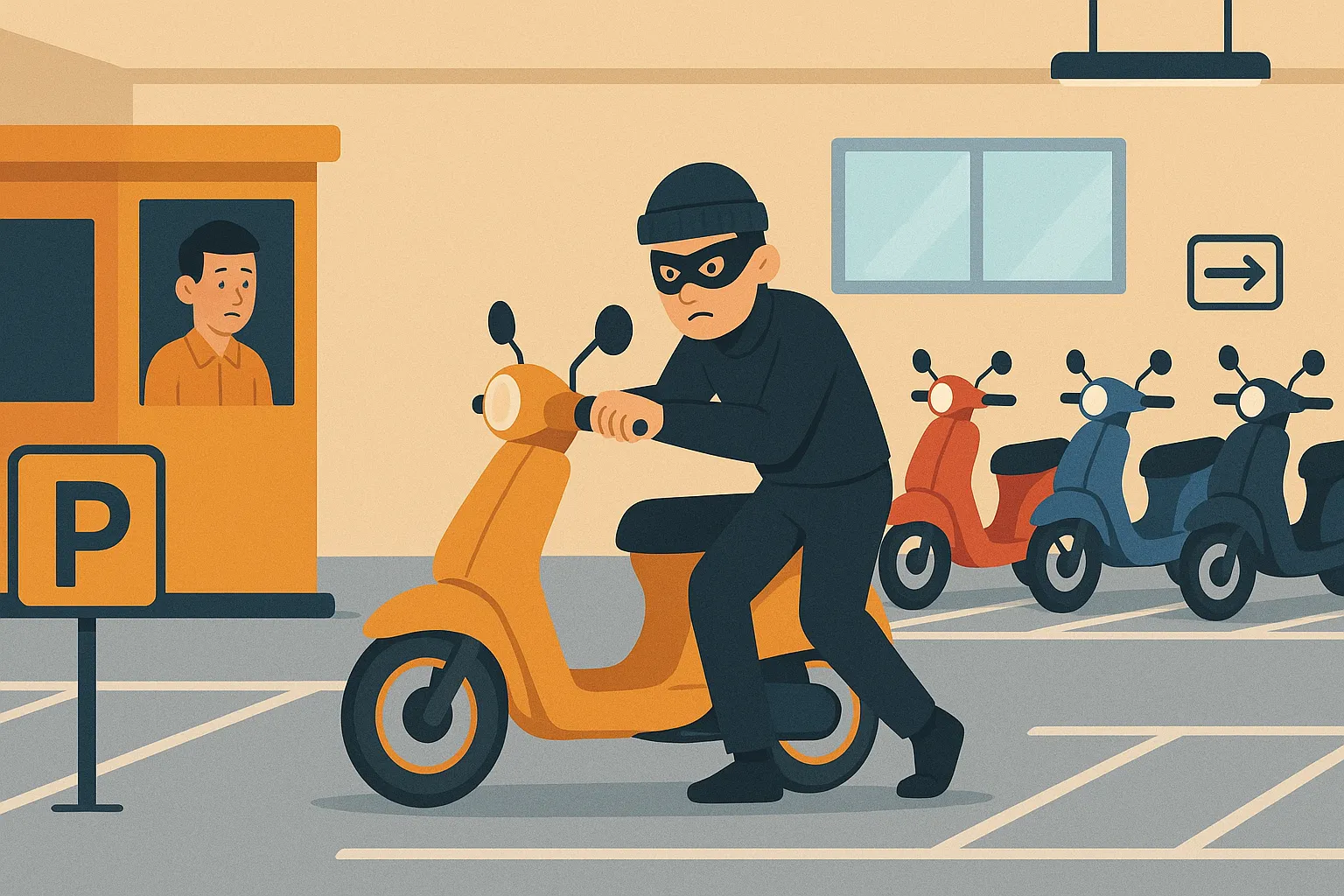 Ai phải chịu trách nhiệm bồi thường khi xe bị mất trong bãi giữ xe?