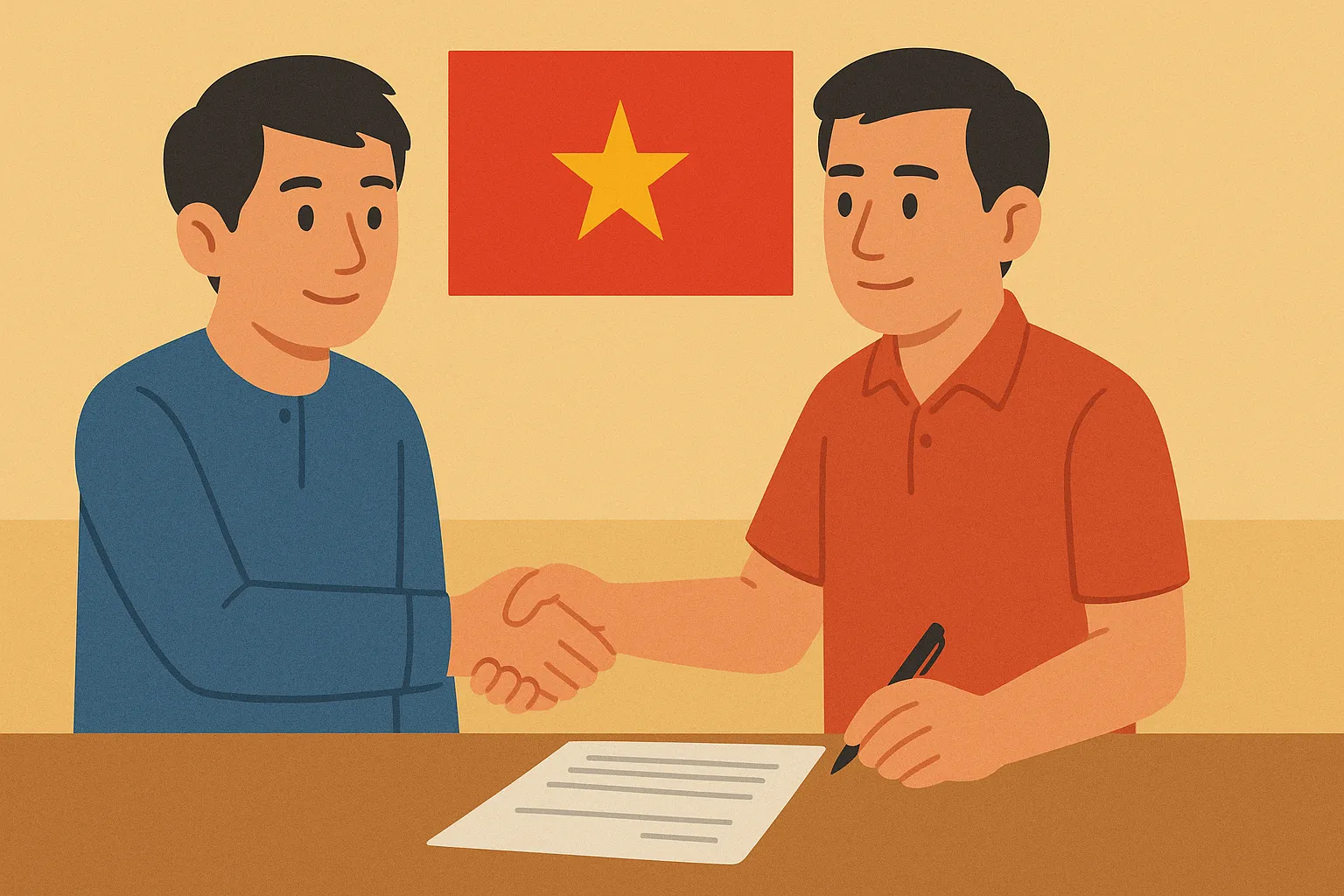 Ký kết và quy định về nghỉ giữa ca