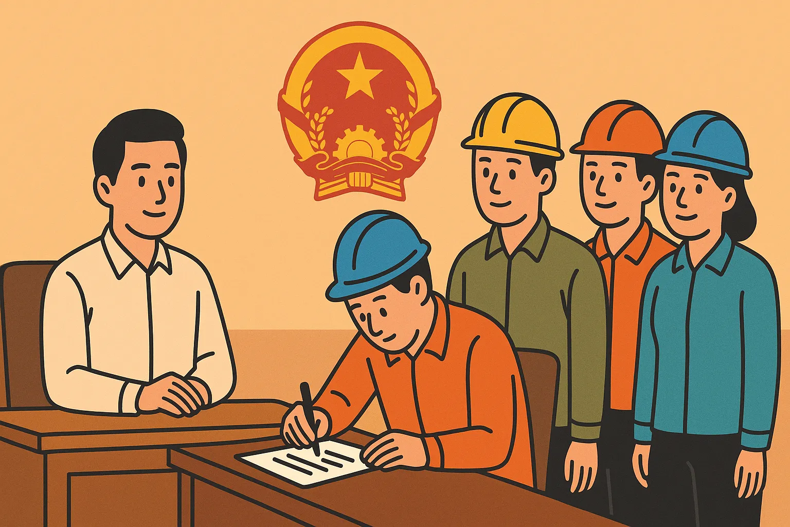 công ty chỉ thỏa thuận miệng với người được nhóm lao động ủy quyền, không lập hợp đồng bằng văn bản