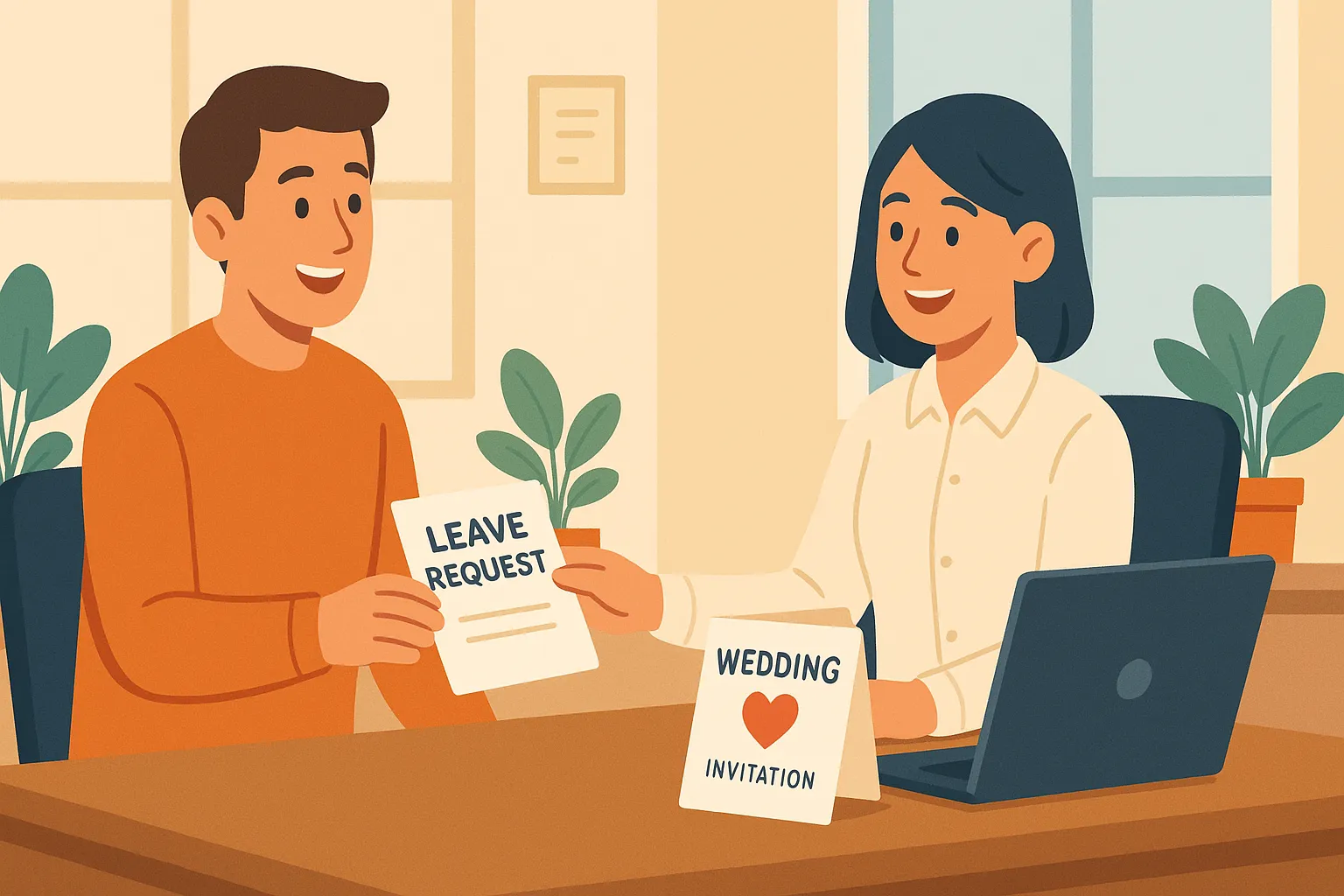 Xin nghỉ phép vì kết hôn