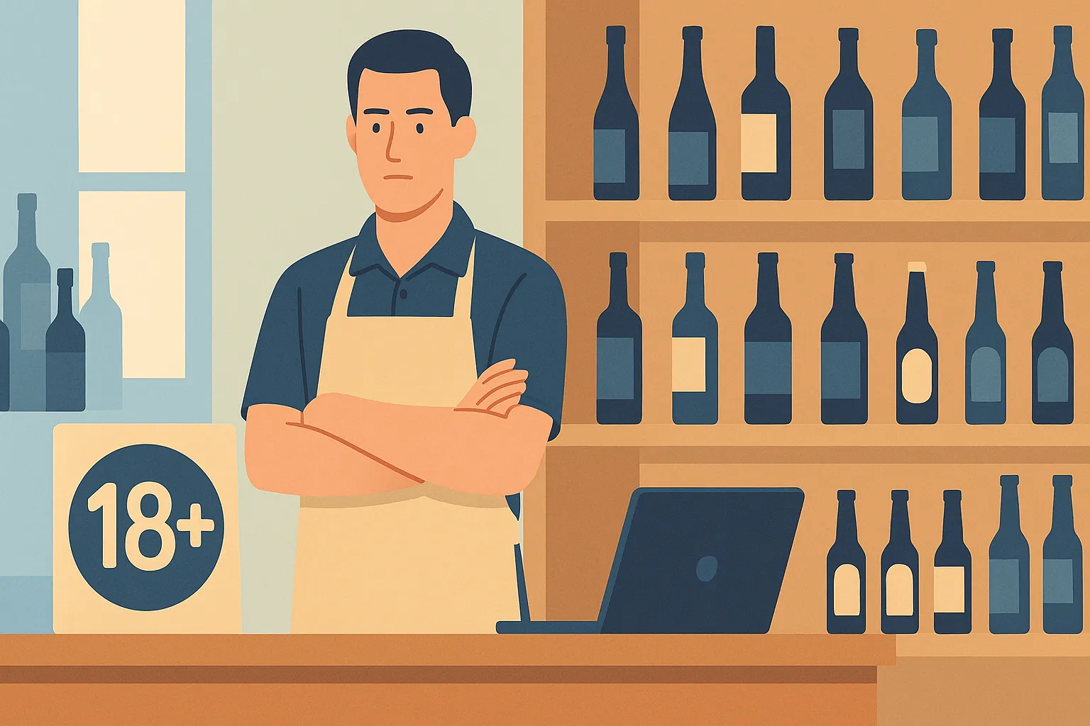 Cơ sở bán rượu bia có bắt buộc phải niêm yết thông báo không bán cho người dưới 18 tuổi không?