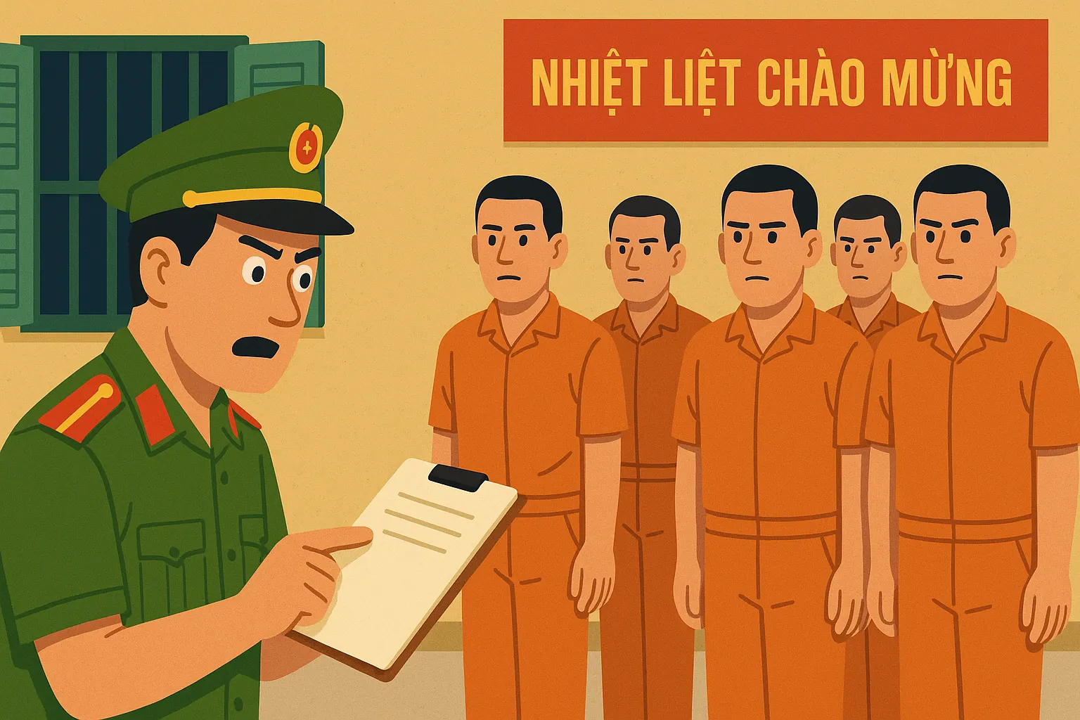 Cán bộ để phạm nhân thiếu trách nhiệm để phạm nhân trốn trại