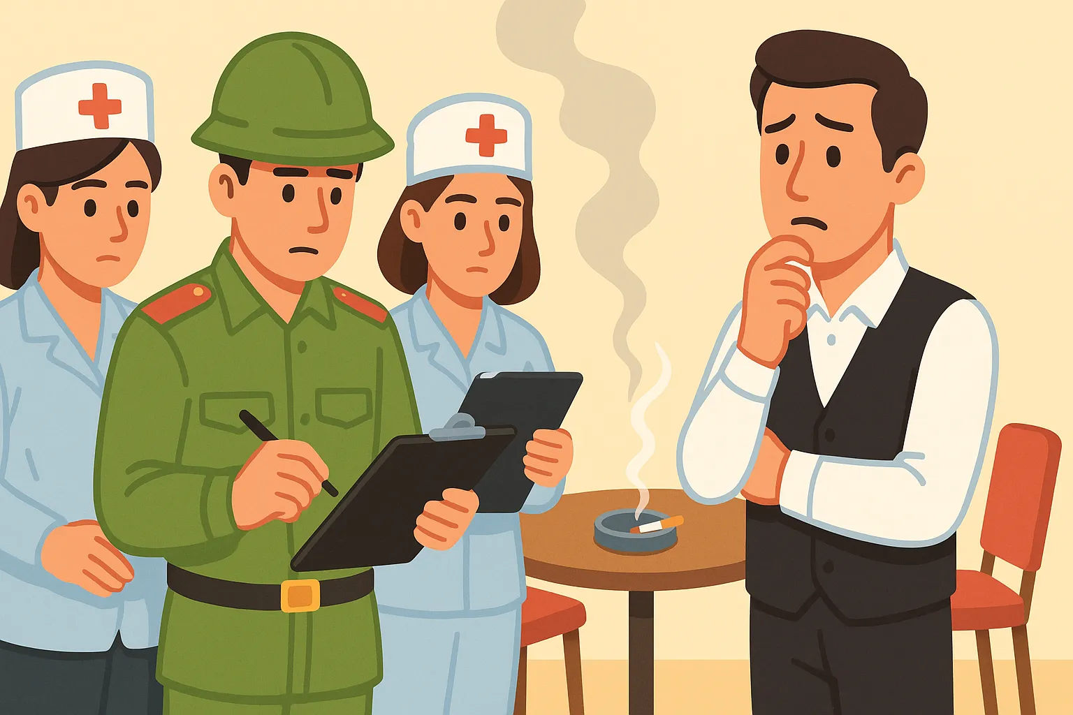 Xử phạt do không có phòng và hệ thống thông khí dành riêng cho người hút thuốc