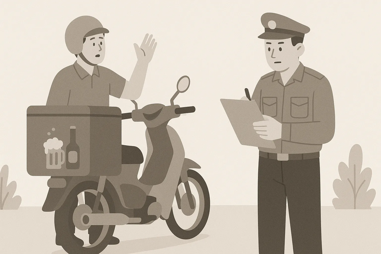 Nếu quảng cáo rượu bia trên phương tiện giao thông thì bị xử phạt bao nhiêu?