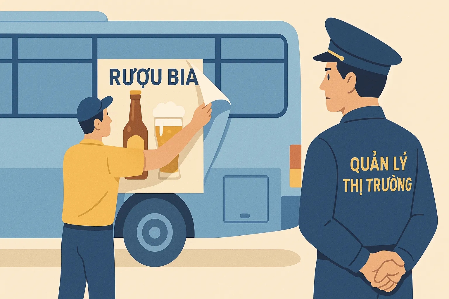 Quảng cáo rượu bia trên phương tiện